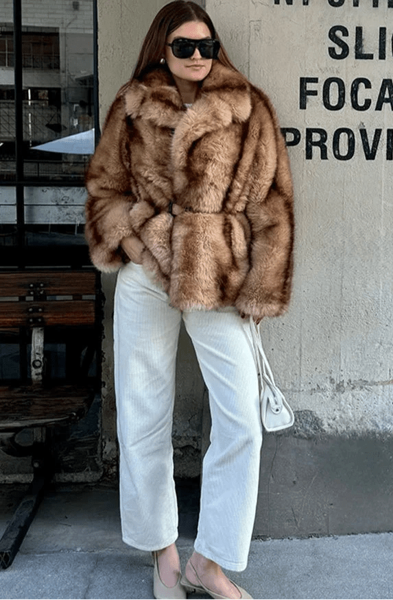 Veste en fausse fourrure pour femmes | Douce & Chaleureuse