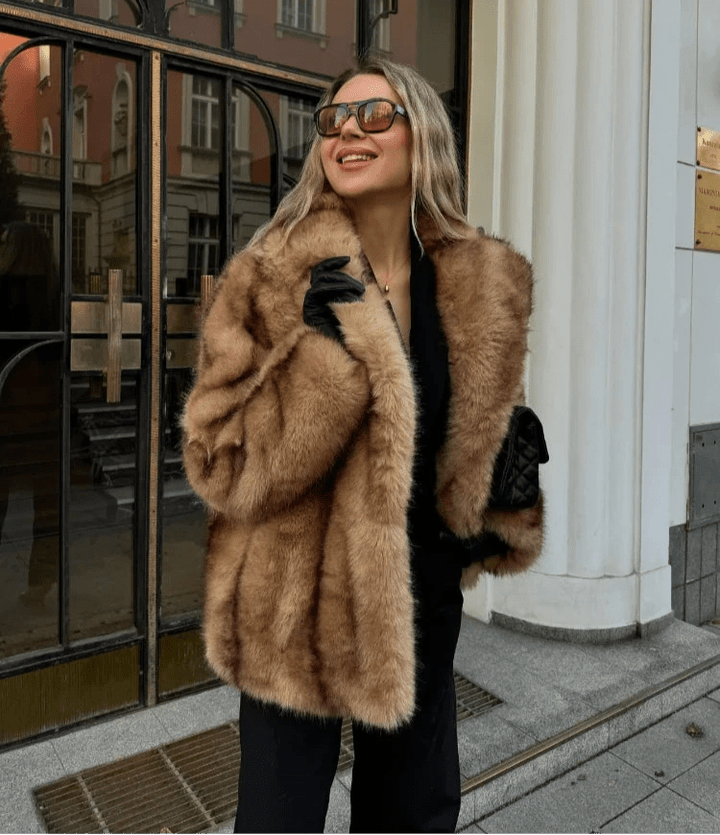 Veste en fausse fourrure pour femmes | Douce & Chaleureuse