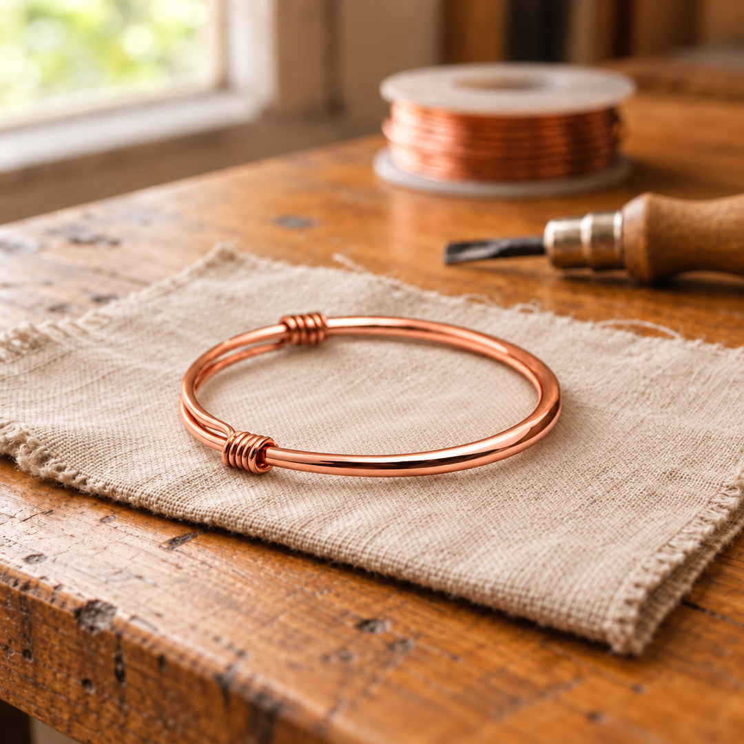 Bracelet en cuivre Sérène