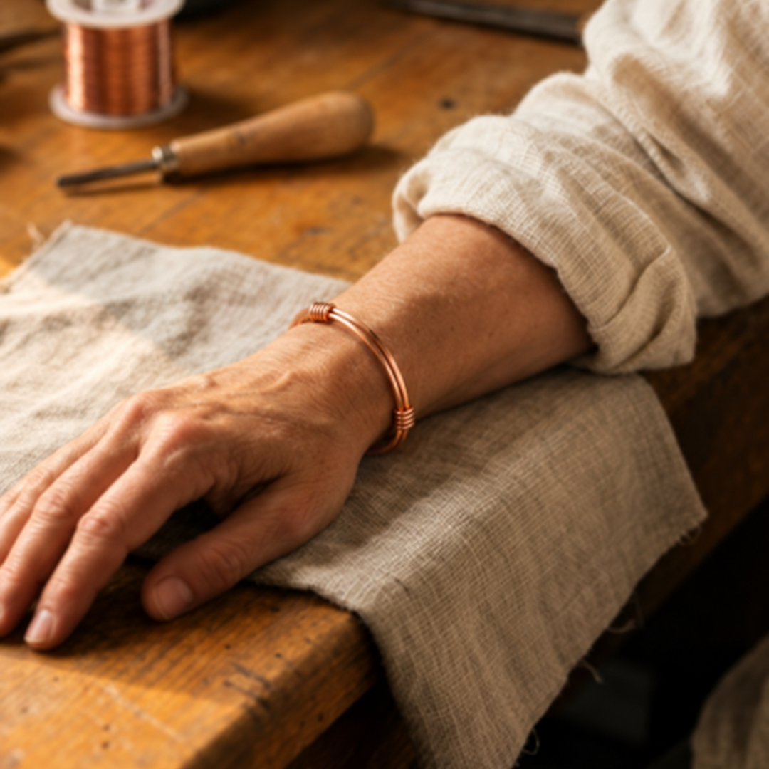 Bracelet en cuivre Sérène