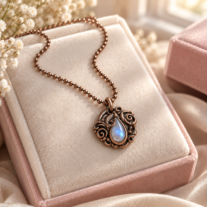 Collier en cuivre Eulalie
