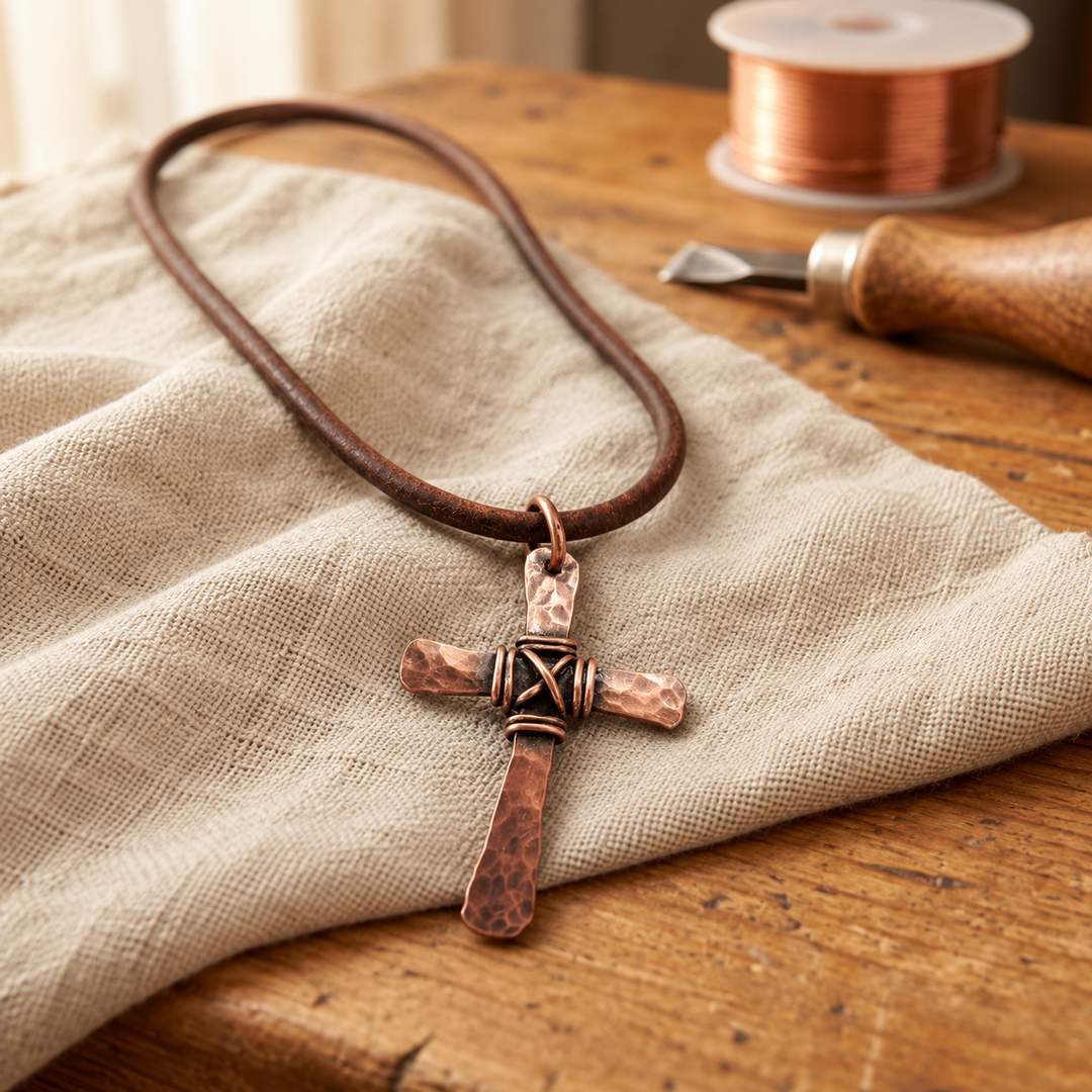 Collier en cuivre Atelier