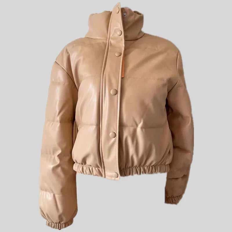 Veste courte femme | Poignets élastiques & Coupe décontractée