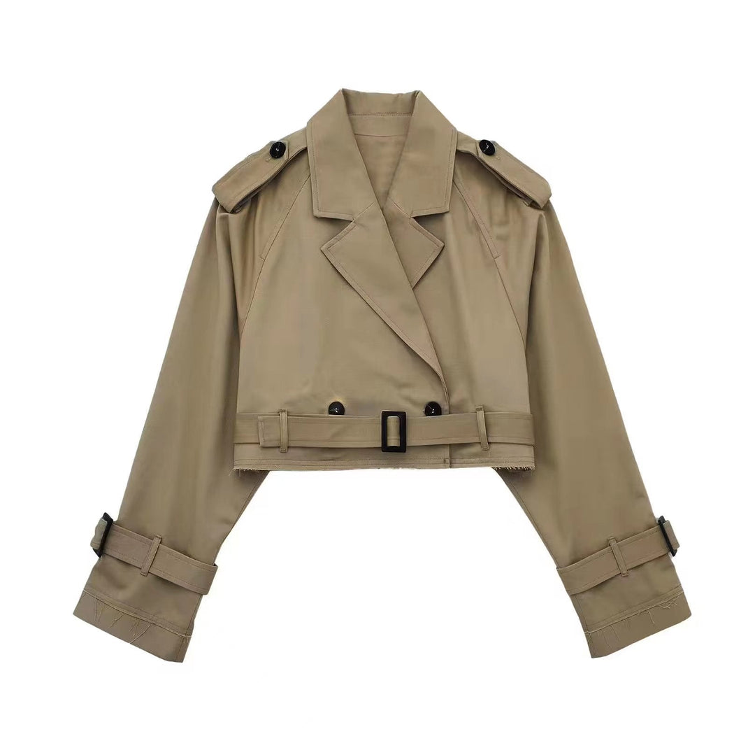 Trench-coat court femme | Coupé et polyvalent