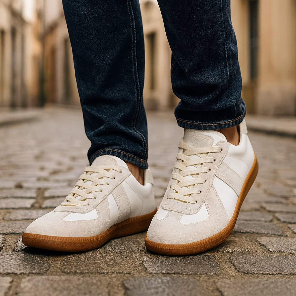 Baskets à Lacets pour Hommes | Antidérapantes & Confort Optimal