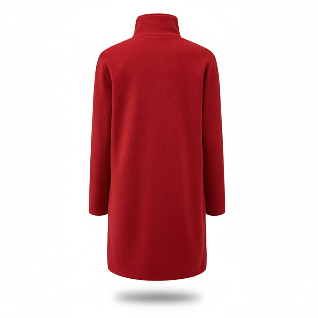 Manteau Femme | Col Montant Élégant & Poches Pratiques