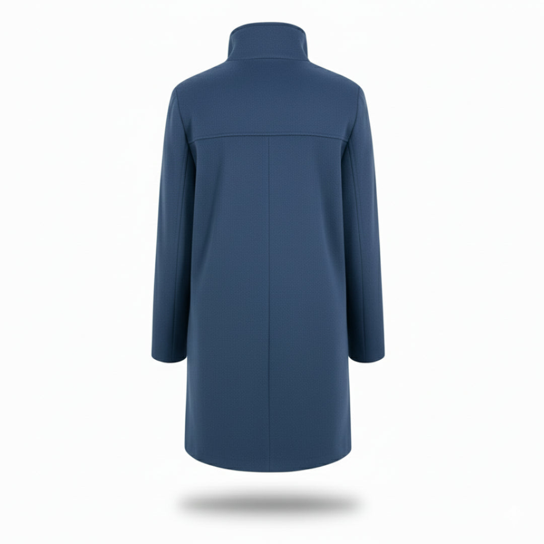 Manteau Femme | Col Montant Élégant & Poches Pratiques