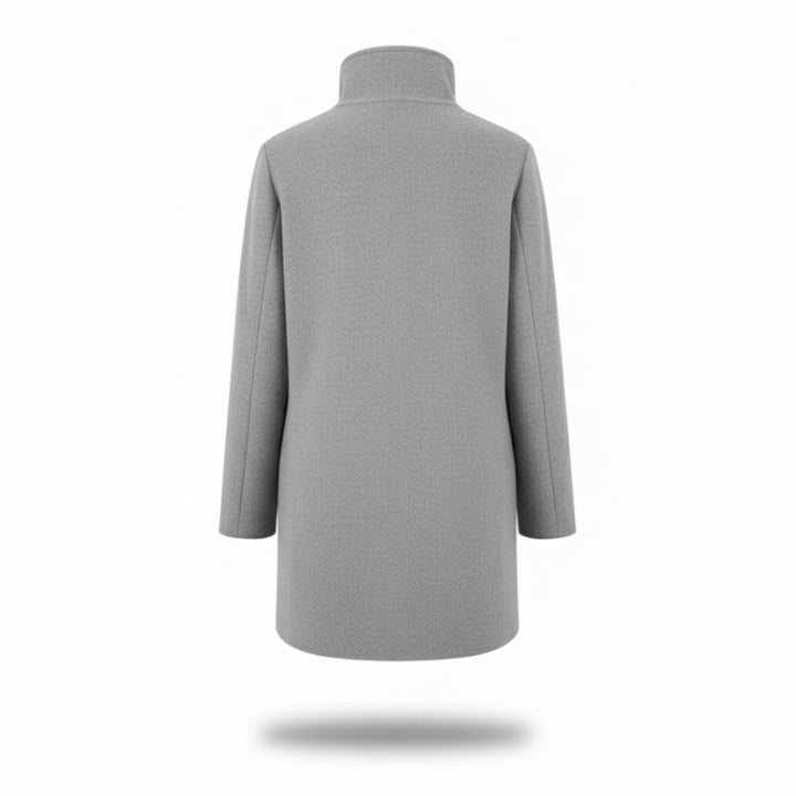 Manteau Femme | Col Montant Élégant & Poches Pratiques