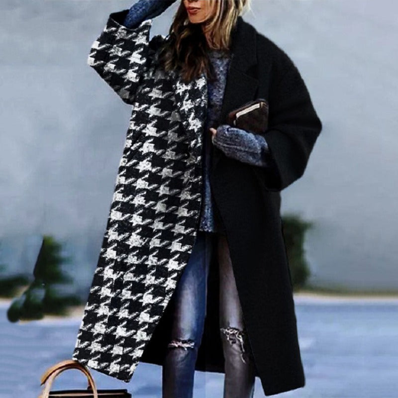 Manteau Femme Long | Coupe Lâche pour l'Automne