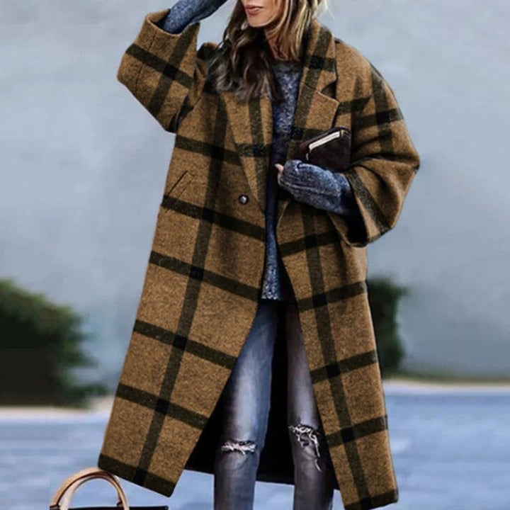 Manteau Femme Long | Coupe Lâche pour l'Automne