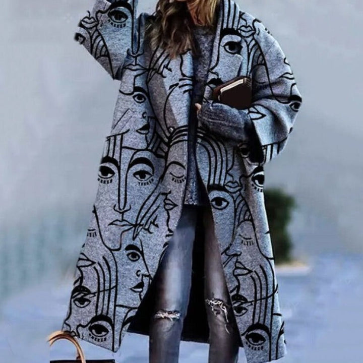Manteau Femme Long | Coupe Lâche pour l'Automne