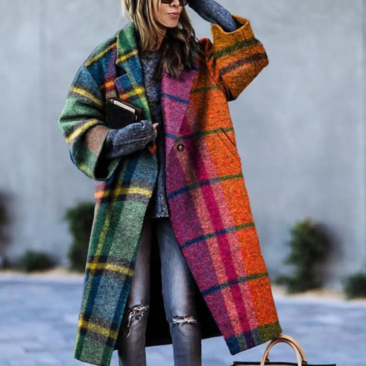 Manteau Femme Long | Coupe Lâche pour l'Automne