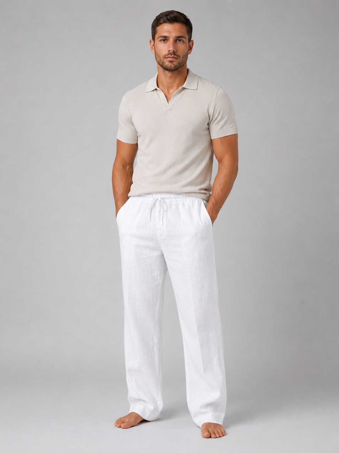 Maxime | Pantalon en lin pour homme à coupe décontractée