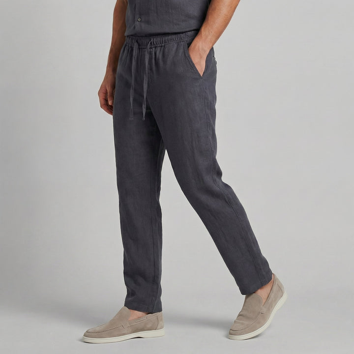 Raphaël | Pantalon en lin à jambes larges pour homme