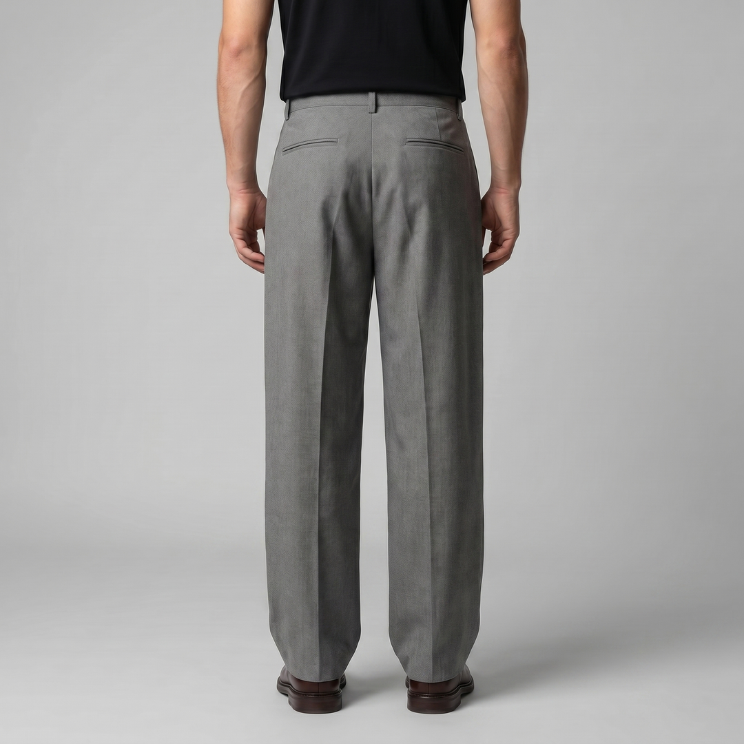 Maxime | Pantalon tailleur homme à plis larges et coupe ample