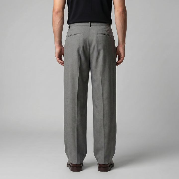 Maxime | Pantalon tailleur homme à plis larges et coupe ample