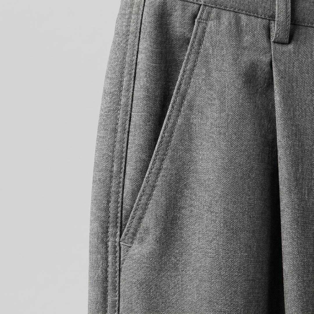 Maxime | Pantalon tailleur homme à plis larges et coupe ample