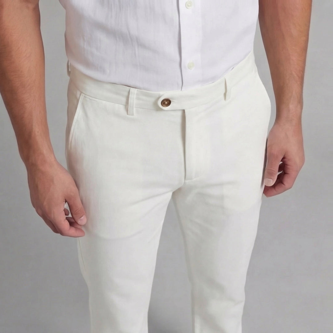 Lucas | Pantalon chino droit pour homme à coupe élégante
