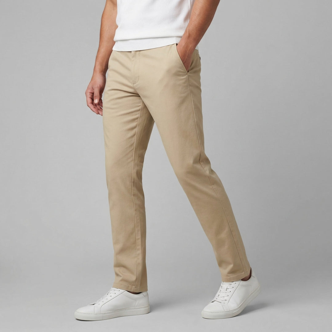 Lucas | Pantalon chino droit pour homme à coupe élégante