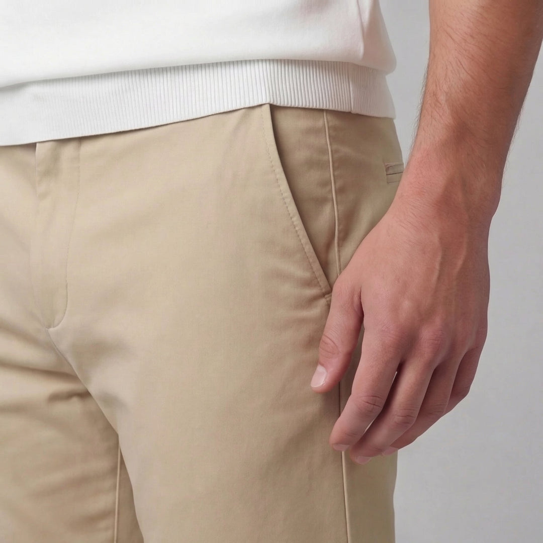 Lucas | Pantalon chino droit pour homme à coupe élégante