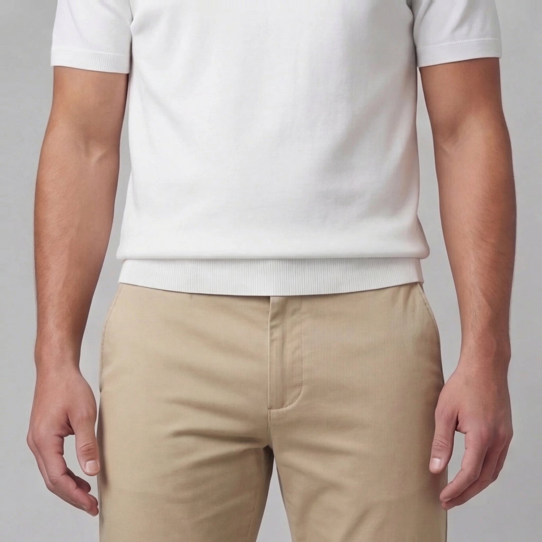 Lucas | Pantalon chino droit pour homme à coupe élégante