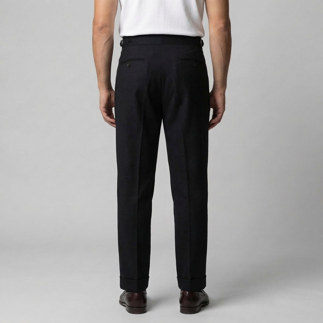 Hugo | Pantalon ajusté à plis pour homme