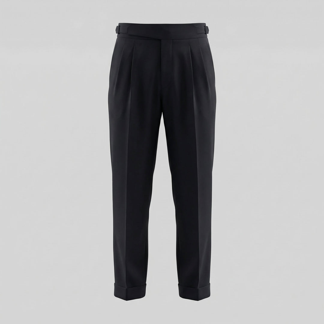 Hugo | Pantalon ajusté à plis pour homme
