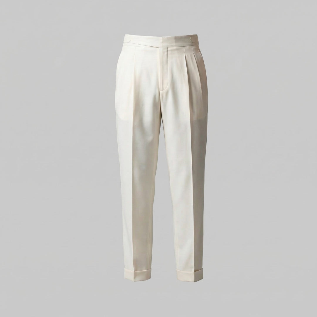 Hugo | Pantalon ajusté à plis pour homme