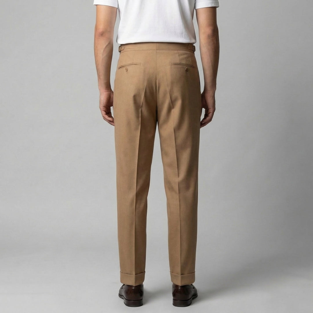 Hugo | Pantalon ajusté à plis pour homme