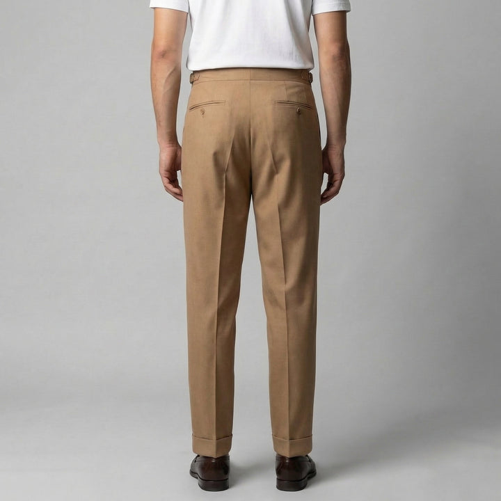 Hugo | Pantalon ajusté à plis pour homme