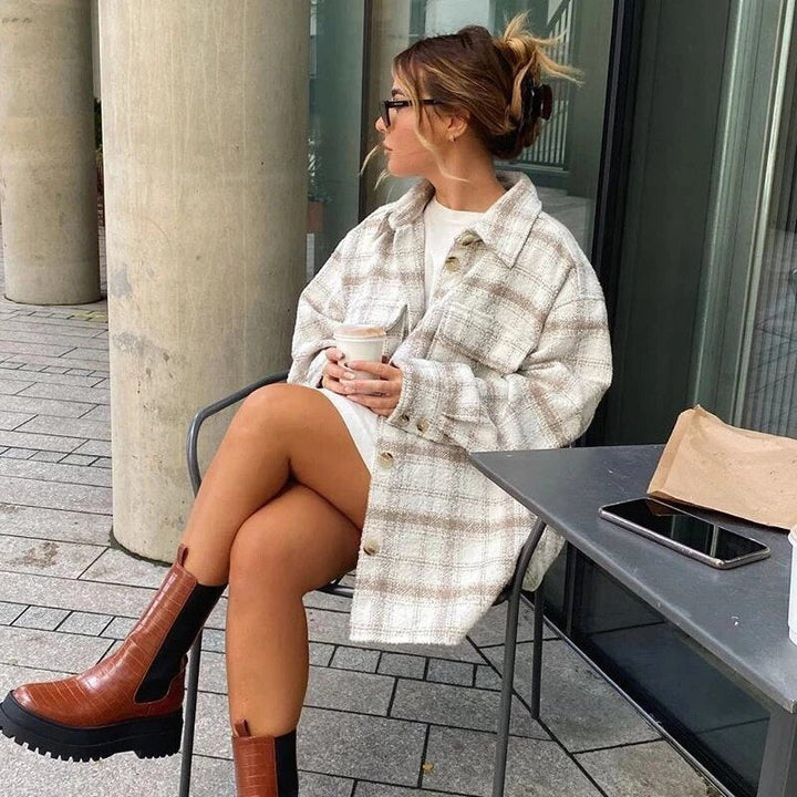 Veste Oversize Femme | Coupe Décontractée & Polyvalente