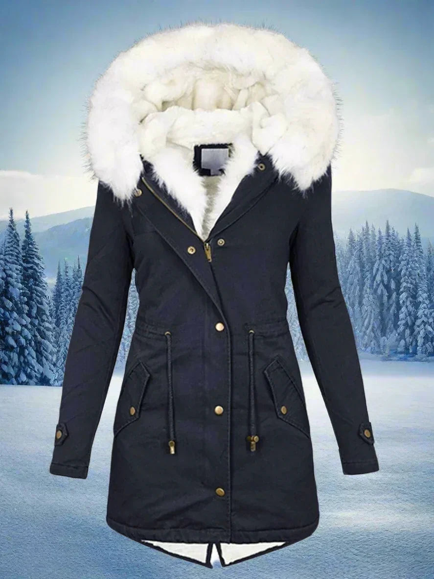 Parka Femme | Capuche en Fausse Fourrure & Capuche Chaude