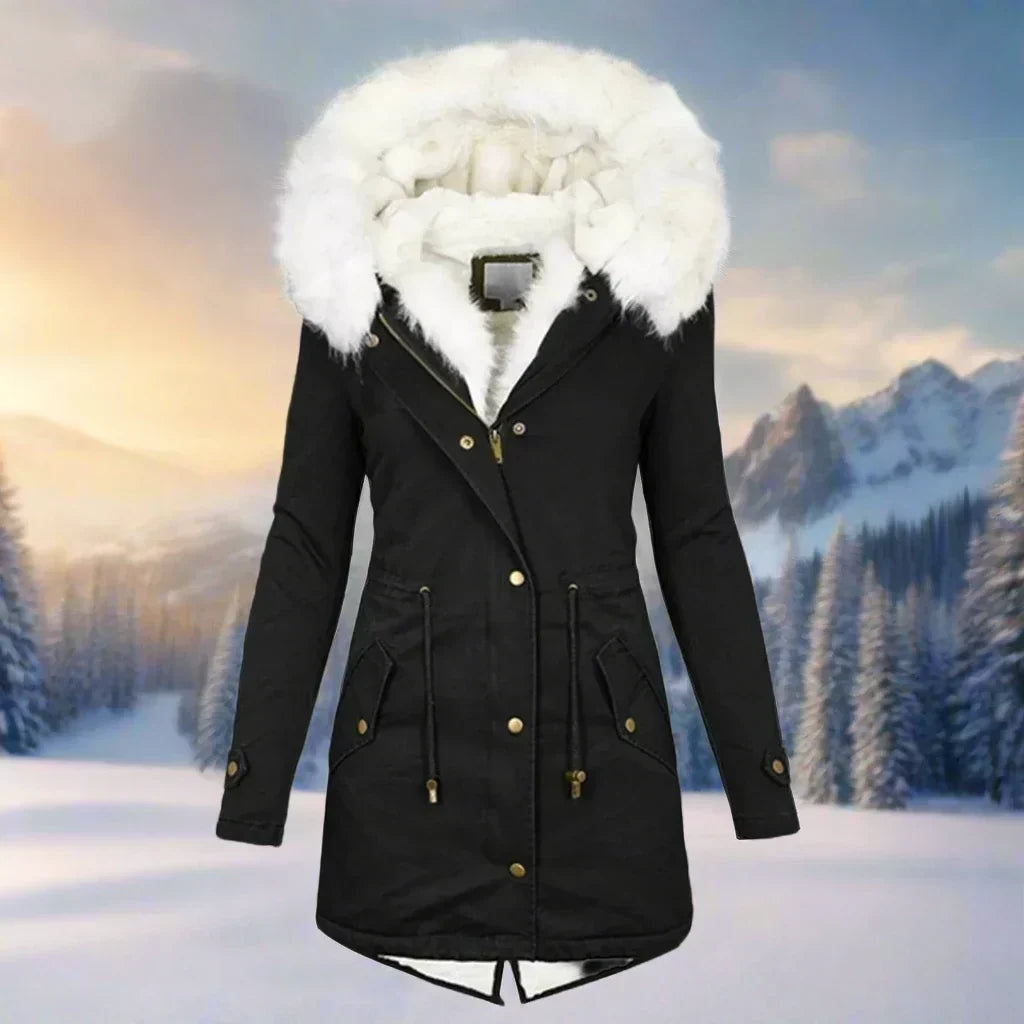 Parka Femme | Capuche en Fausse Fourrure & Capuche Chaude