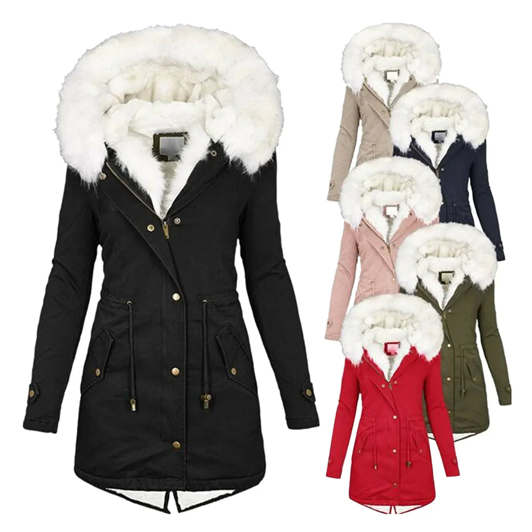 Parka Femme | Capuche en Fausse Fourrure & Capuche Chaude