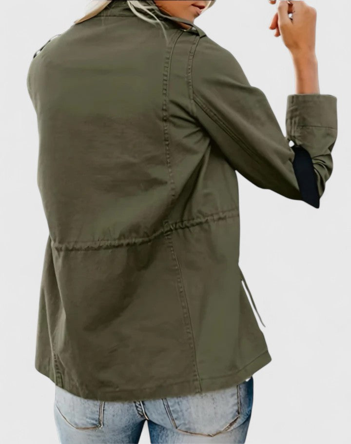 Parka Femme | Poches à Rabat & Cordon à la Taille