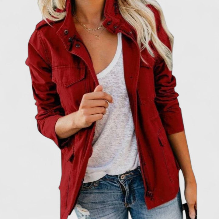 Parka Femme | Poches à Rabat & Cordon à la Taille