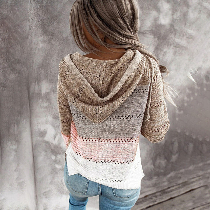 Pull femme à col en V | Chaud et polyvalent