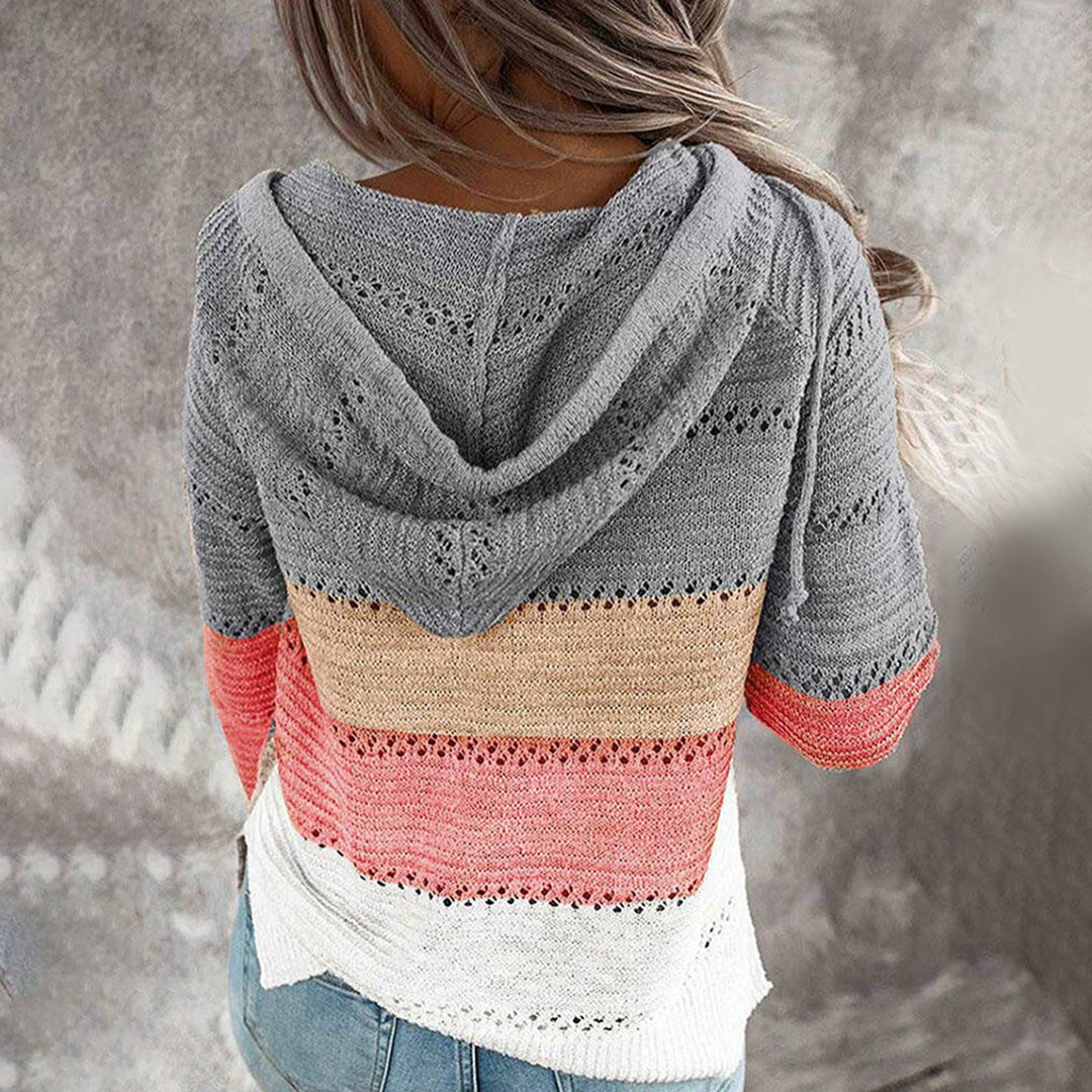 Pull femme à col en V | Chaud et polyvalent