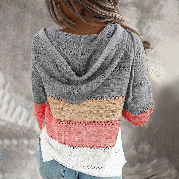 Pull femme à col en V | Chaud et polyvalent
