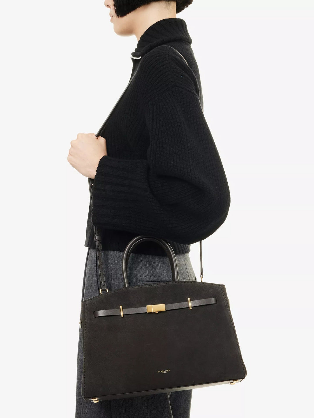 Amélisse - Sac en Cuir Midi Élégant