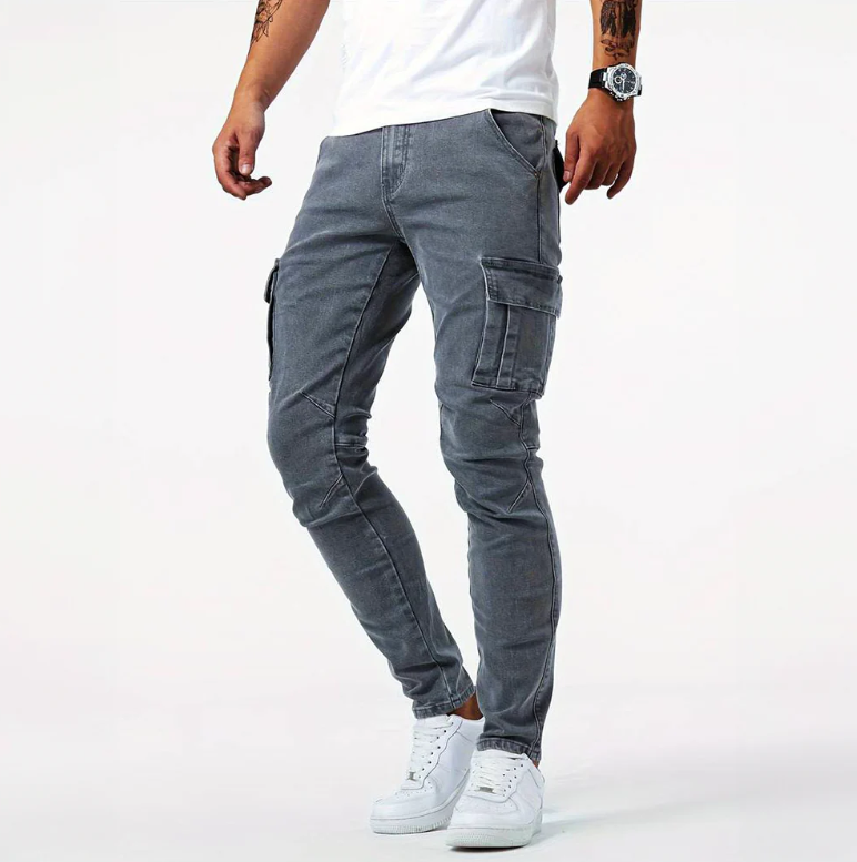 Julien | Jean cargo skinny homme coupe moderne