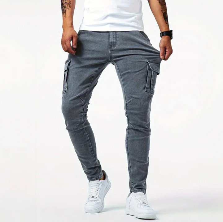 Julien | Jean cargo skinny homme coupe moderne