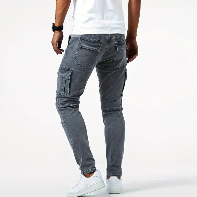 Julien | Jean cargo skinny homme coupe moderne