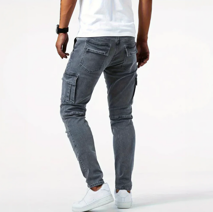 Julien | Jean cargo skinny homme coupe moderne