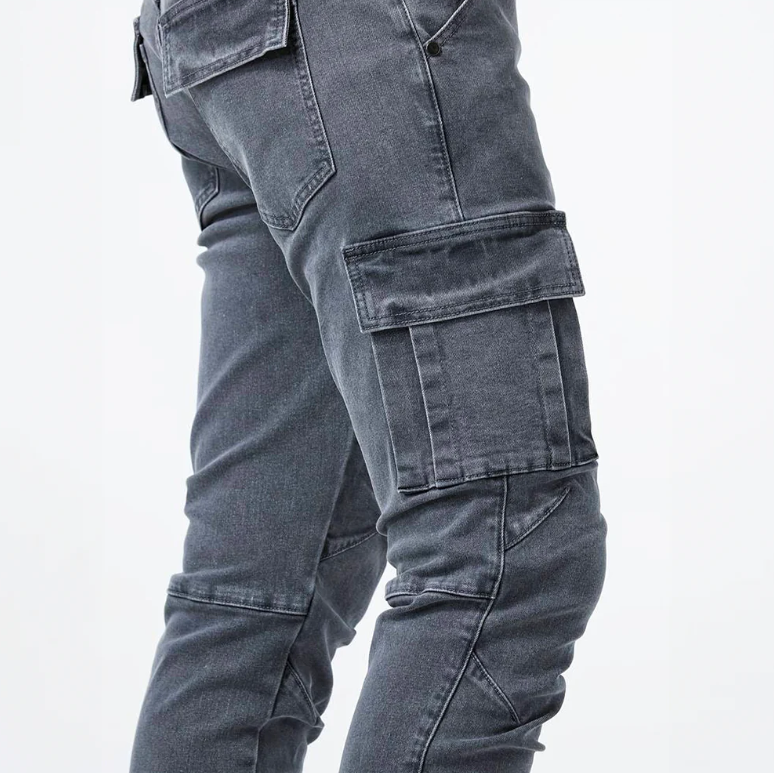 Julien | Jean cargo skinny homme coupe moderne