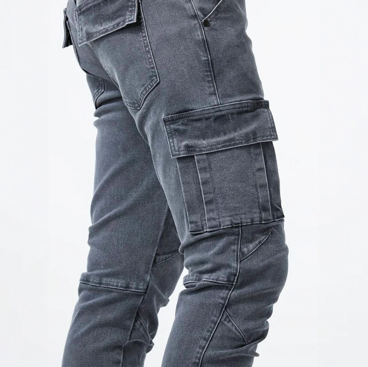 Julien | Jean cargo skinny homme coupe moderne