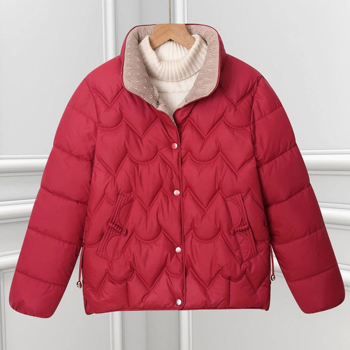 Veste matelassée femme | Matelassage en arc & col montant