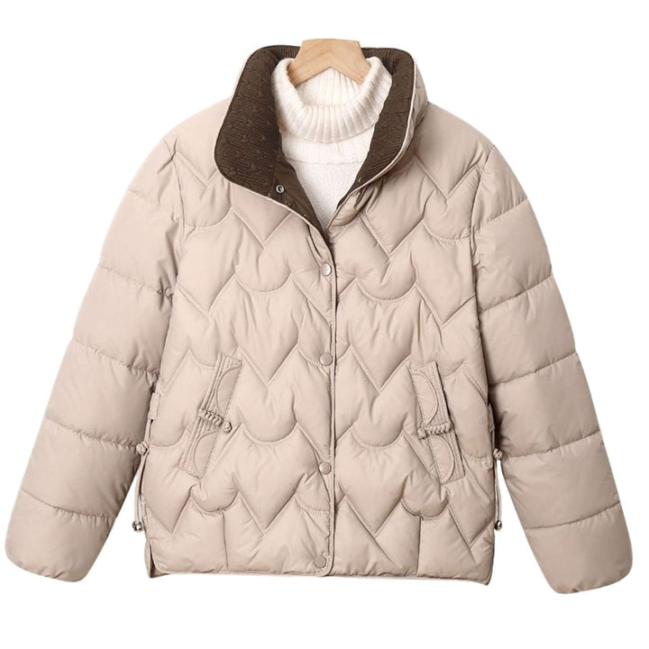 Veste matelassée femme | Matelassage en arc & col montant
