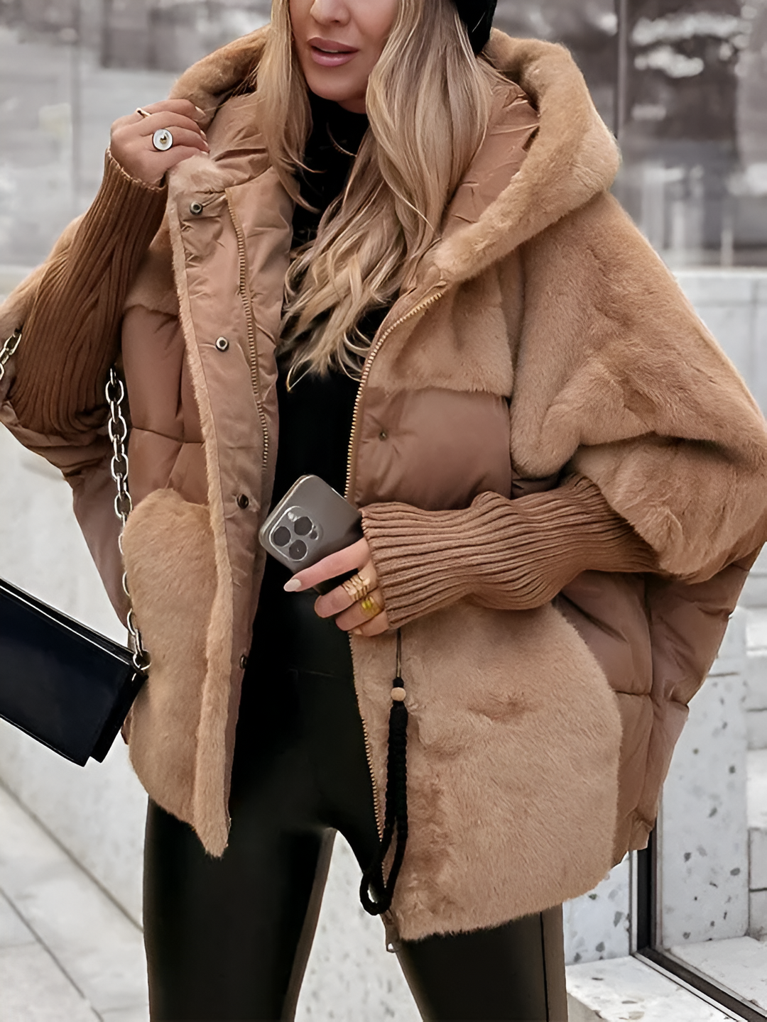 Doudoune Femme | Coupe Oversized avec Capuche