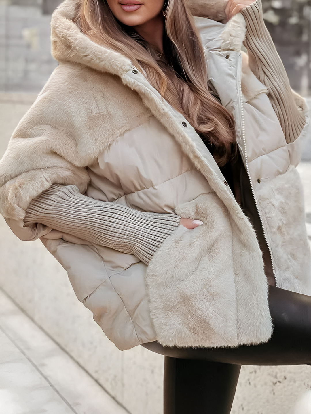 Doudoune Femme | Coupe Oversized avec Capuche